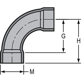 90 Ell - Long Sweep